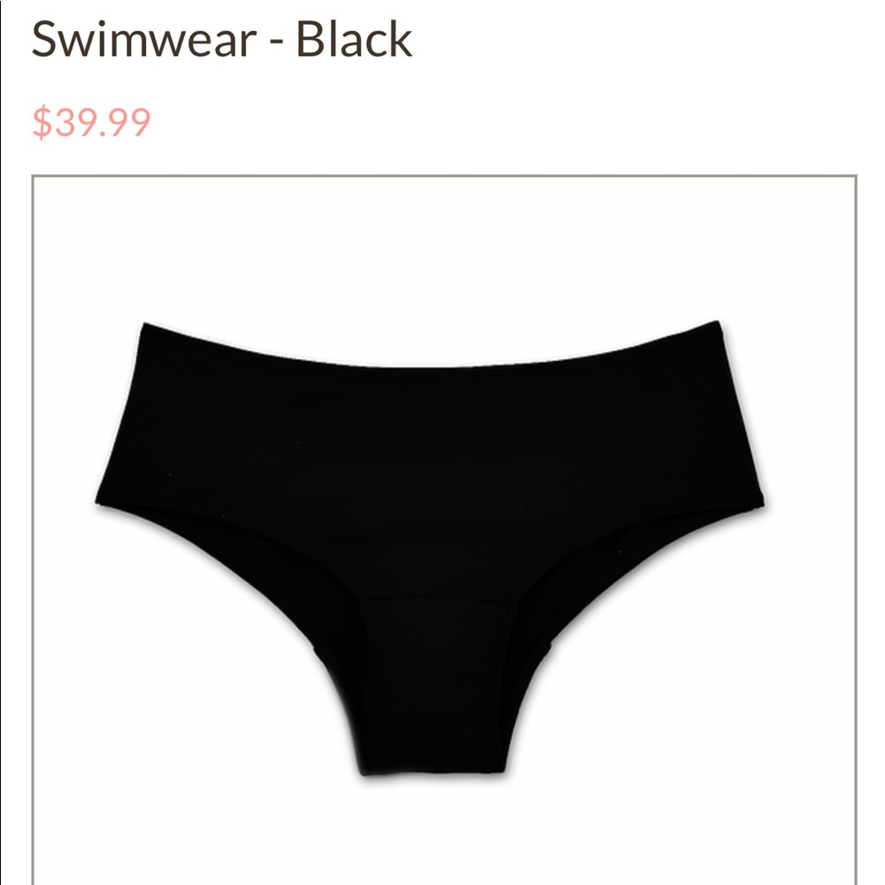 PantyProp Swim Bottoms w/leakproof protection XS/S